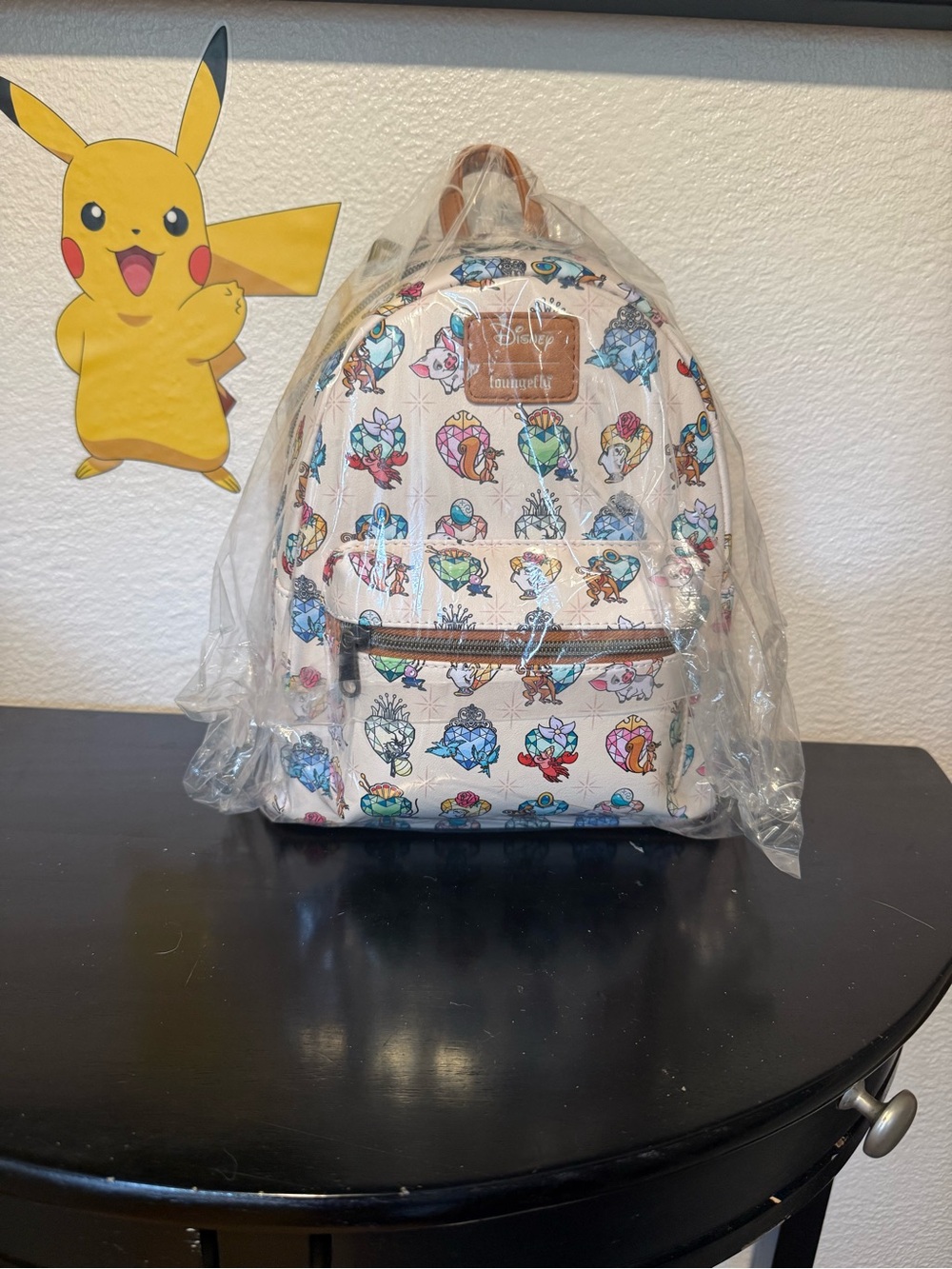 Loungefly soft tag Disney sidekicks Pink Mini Backpack